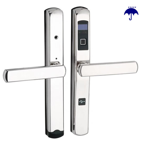 slim residential fingerprint lock for narrow door frame
